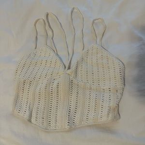 Zara crochet crop top